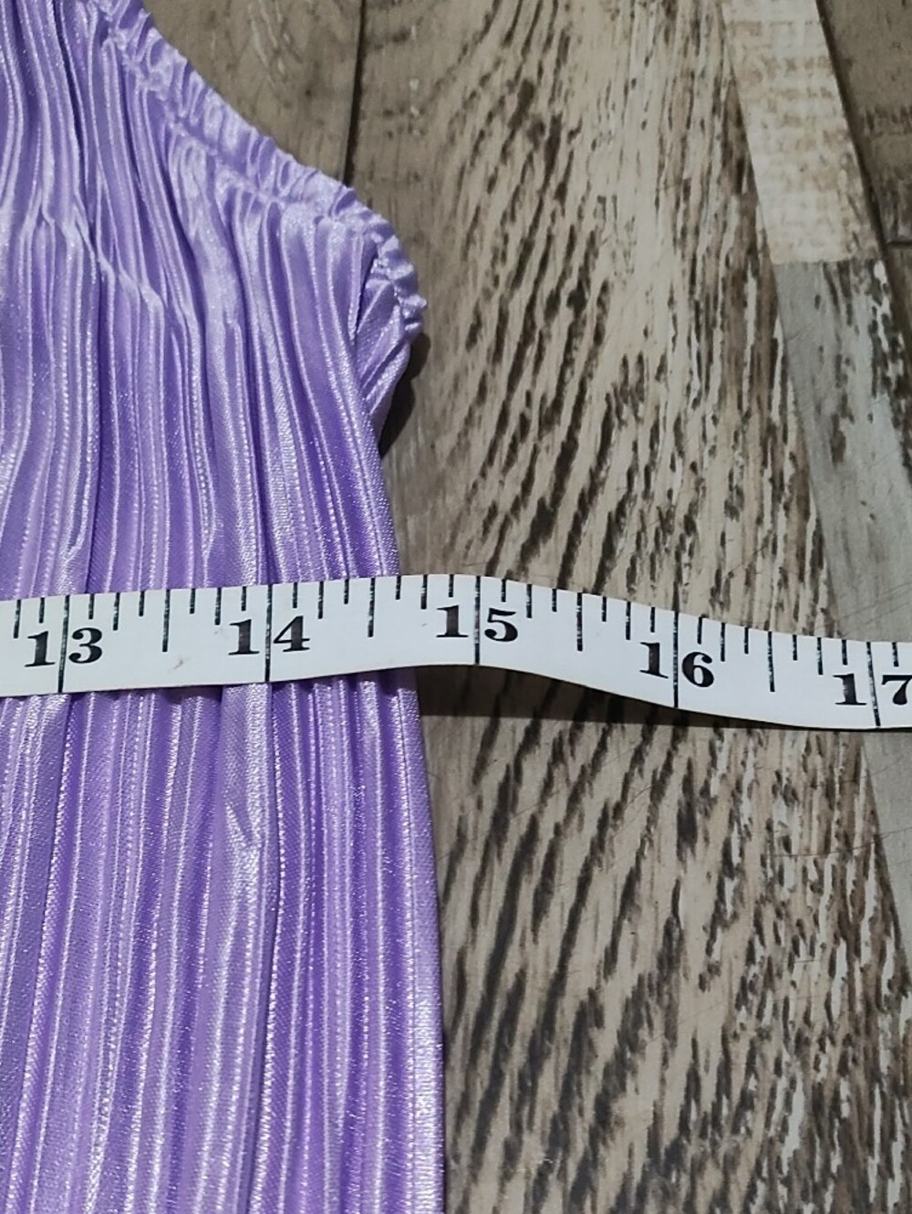SHEIN Lavender Pleated Halter Mini Dress - Picture 9 of 11